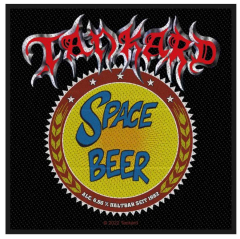 Tankard Space Beer Woven Patch