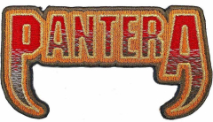 Embroidered Patch Iron On Pantera Fangs Logo