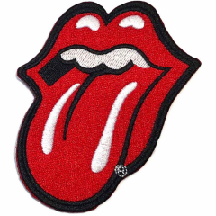 Embroidered Patch Iron On Rolling Stones Classic Tongue
