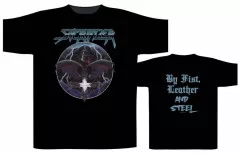 Sacrifizer By Fist, Leather & Steel T-Shirt