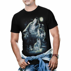 T-Shirt Heulende Wölfe