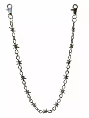 Barbed wire wallet chain