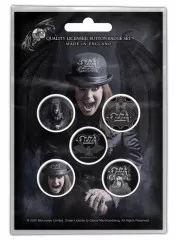 Ozzy Osbourne Ordinary Man Button Badge Set