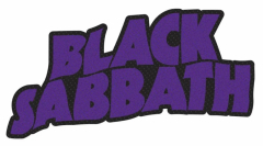 Black Sabbath Logo Cut Out Aufnäher
