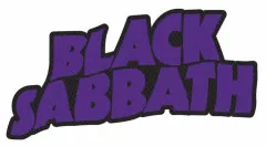 Black Sabbath Logo Cut Out Woven Patch