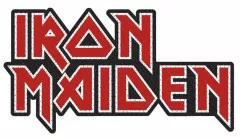 Iron Maiden Logo Cut Out Woven Patch