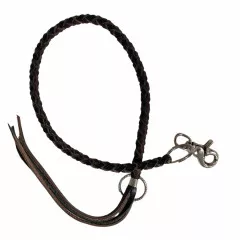 Leder Hosenkette Schwarz Dunkelbraun