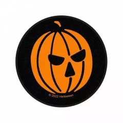 Helloween Pumpkin Woven Patch