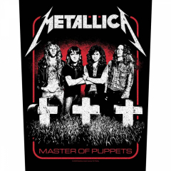 Metallica Master Of Puppets Band Rückenaufnäher Patch