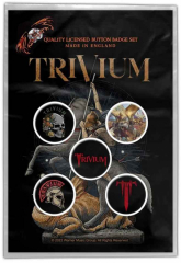 Trivium In The Court Of The Dragon Button Badge Set