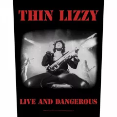 Thin Lizzy Live And Dangerous Back Patch