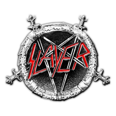 Slayer Pentagram Metal Pin Badge