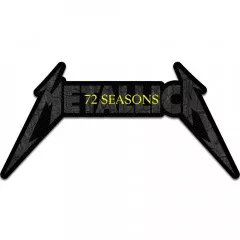 Metallica 72 Seasons Charrred Logo Cut Out Aufnäher