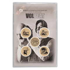 Volbeat Servant Of The Mind Button Badge Set