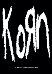 Posterfahne Korn Band Logo