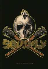 Posterfahne Soulfly Skull