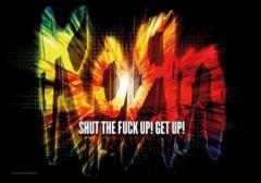 Posterfahne Korn | Shut The Fuck Up