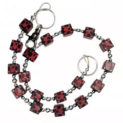 Skull Dice Wallet Chain