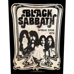 Black Sabbath | World Tour 1978 Back Patch