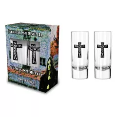 Shot Glass Set Black Sabbath Cross Logo