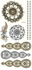 Boho Fake Tattoo Set Gold & Silver
