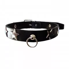 Halsband Choker Stern Nieten & O-Ring