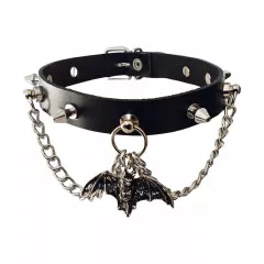 Halsband Choker Killernieten Fledermaus