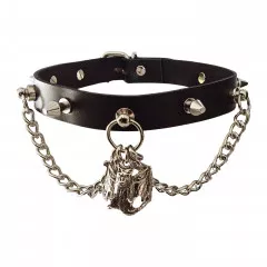 Gothic Collar Choker Bat & Killer Studs