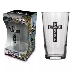 Black Sabbath | Cross Logo Beer Glass