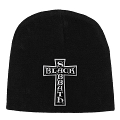 Black Sabbath Cross Logo Beanie Mütze