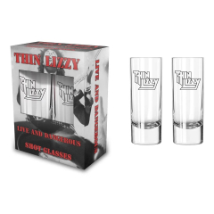 Shot Glass Set Thin Lizzy Live And Dangerous