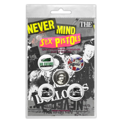 Sex Pistols | Never Mind The Bollocks Button Badge Set