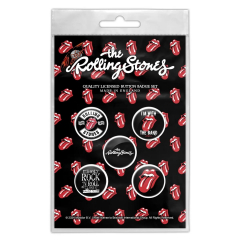 The Rolling Stones | Tongue Button Badge Set