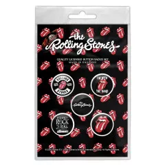The Rolling Stones | Tongue Button Badge Set