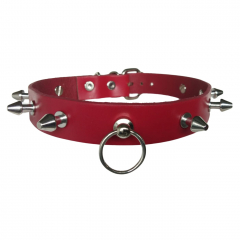 Lilac Leather O-Ring Collar Choker (copy)