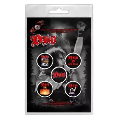 DIO | We Rock Button Badge Set
