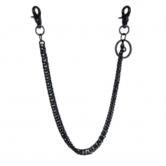 Black Trouser Chain 46 cm x 1 cm