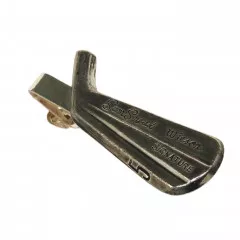 Metal Tie Clip Golf Racket