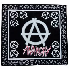 Anarchie Bandana Schwarz