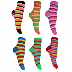Rainbow Style Striped Socks