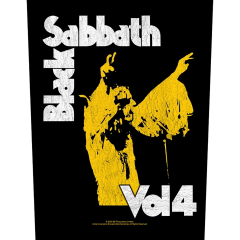 Black Sabbath | Vol. 4 Rückenaufnäher Patch