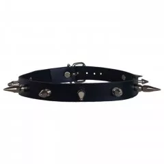 Lederhalsband Choker mit Killernieten