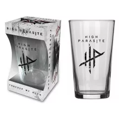 Pint Glass | High Parasite Forever We Burn