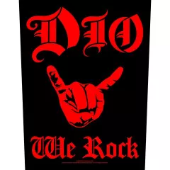 DIO | We Rock - Rückenaufnäher
