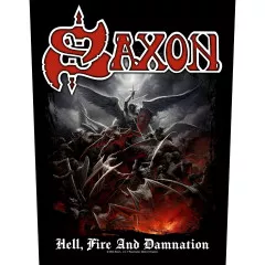 Saxon | Hell, Fire And Damnation - Rückenaufnäher
