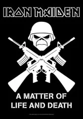 Posterflag Iron Maiden | A Matter of Life And Death