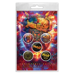 Judas Priest | Invincible Shield Button Badge Set