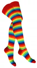 Over Knee Thigh Socks | Rainbow