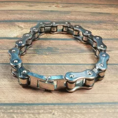 Stylish Motorcycle Chain Writband | Stainless Steel