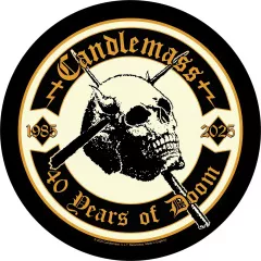 CANDLEMASS – 40 Years of Doom Back Patch